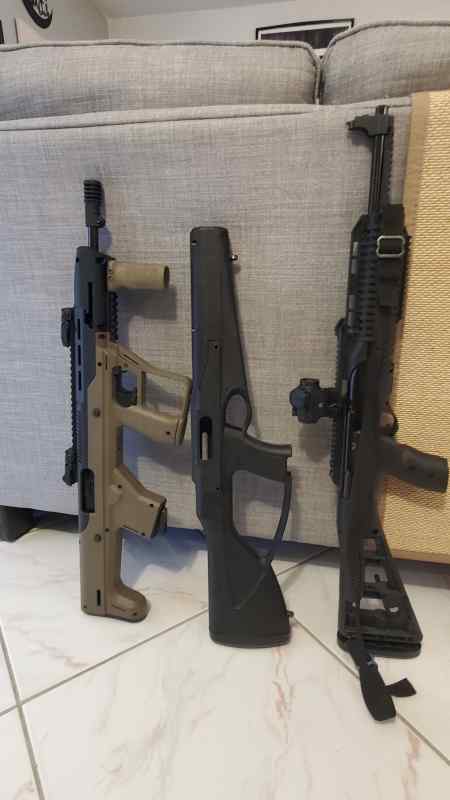 Two Hi Point 995 Carbines, One in Bullpup Chassis