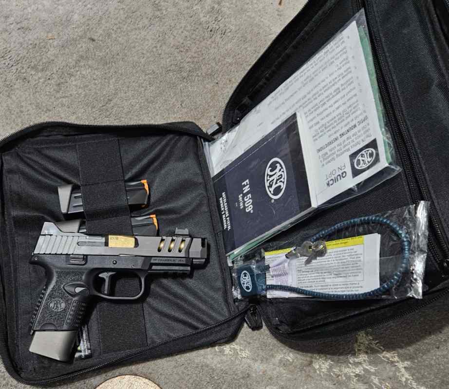 Wts/t FN 509 CC Edge 9mm comp rmr cut 