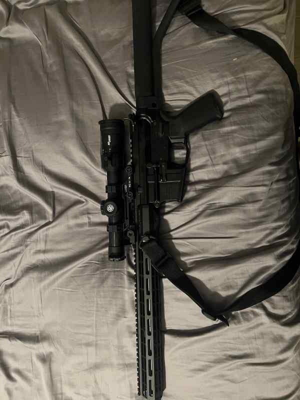 Aero Precision 5.56 with Two optics and sling