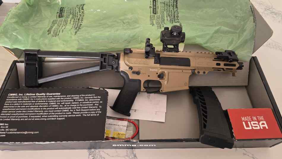 CMMG Dissent in 5.7 and Banshee in 22LR