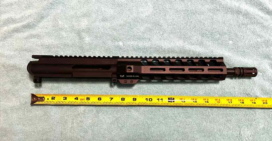 PSA  9mm upper 10.5” barrel 