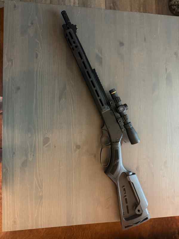 Marlin 1895 Dark with Leupold