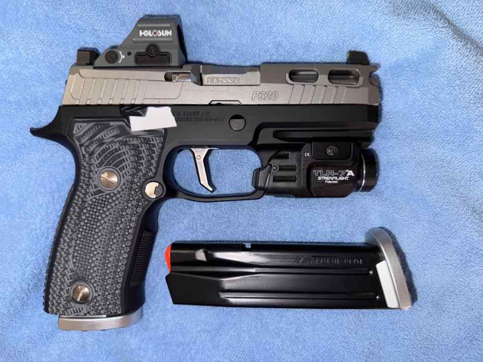 SIG P320 AXG PRO CUT SLIDE 3.9” 9mm