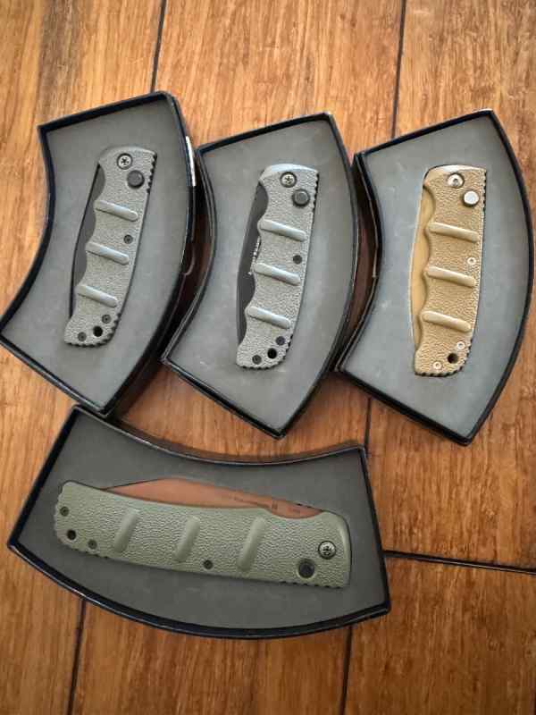 (3) NIB Boker Kalashnikov AK74 &amp; Bowie Auto Knife