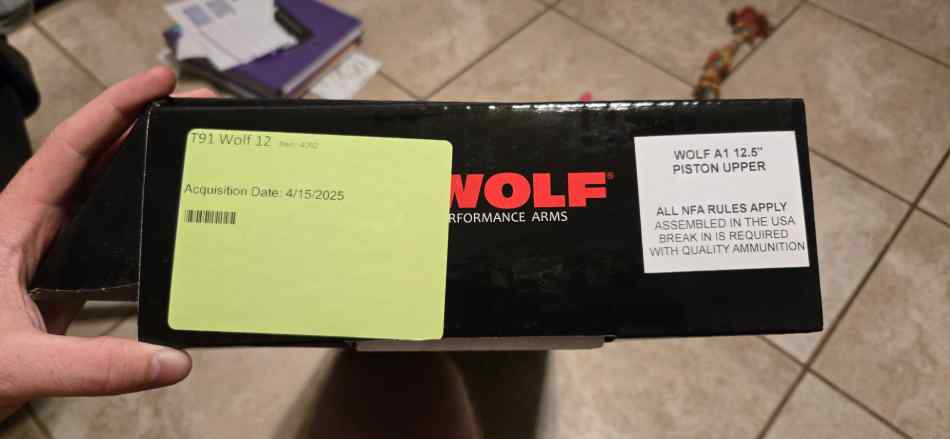 Wolf T1 12.5 upper 450