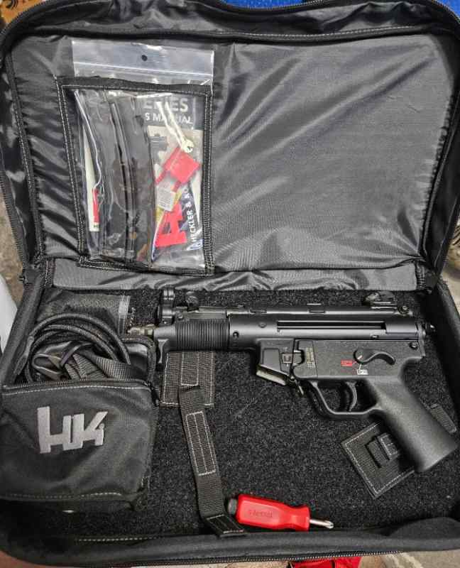 HK SP5K-PDW 9mm Pistol Black 
