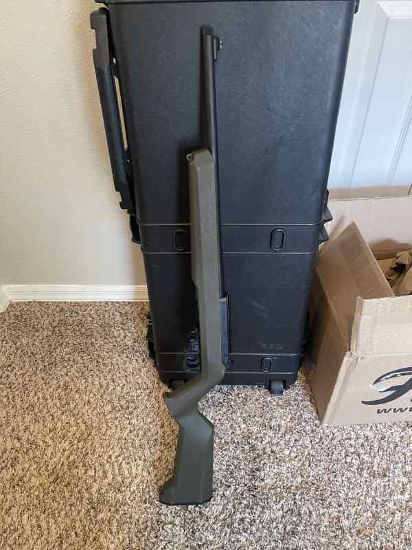 Thompson center 10/22 with threaded barrel