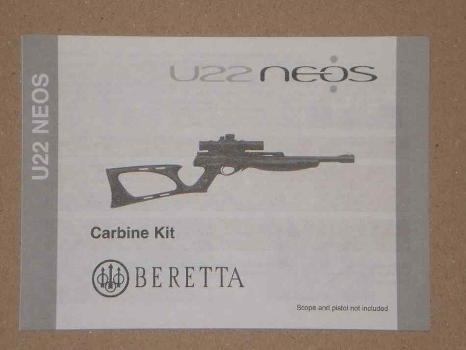 Beretta U22 Neos Carbine Conversion Kit