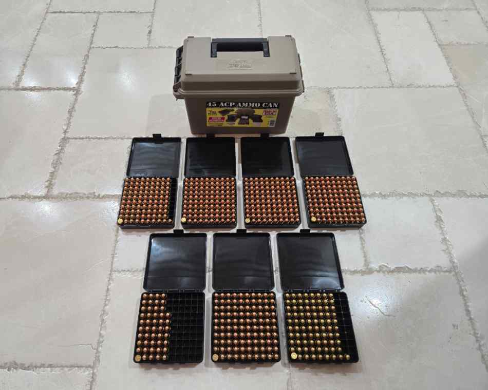Boxed / Canned .45 ACP FMJ Ammo