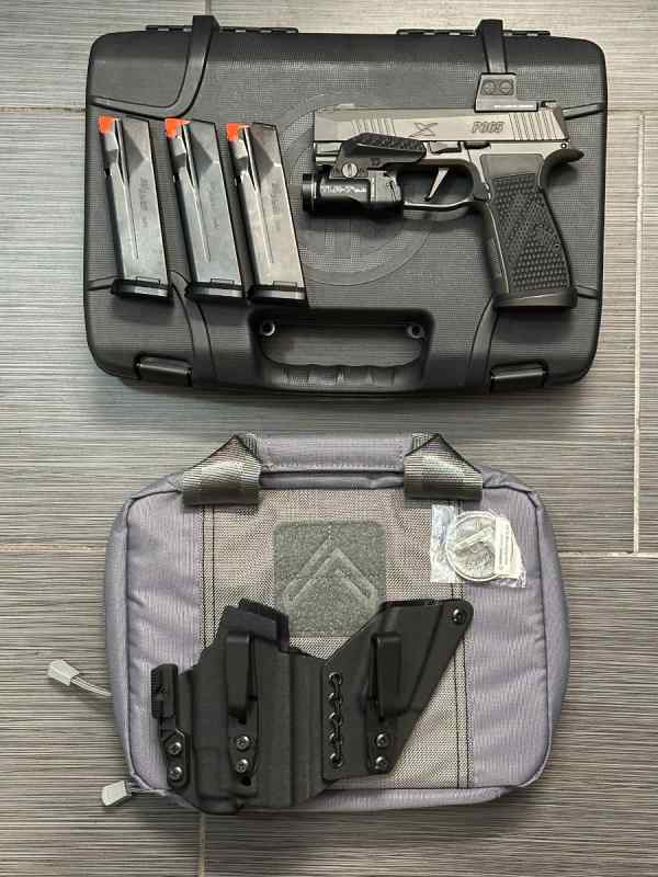 SIG SAUER P365 AXG Legion with accessories