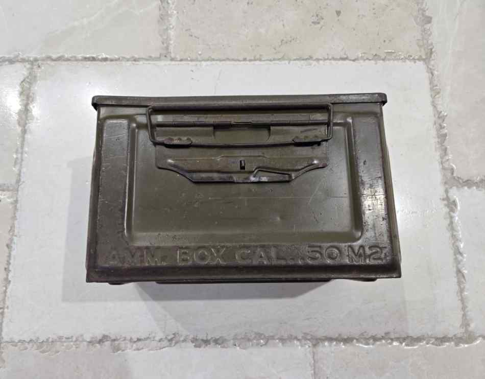 World War 2 Side-Open .50 Cal M2 Ammo Can