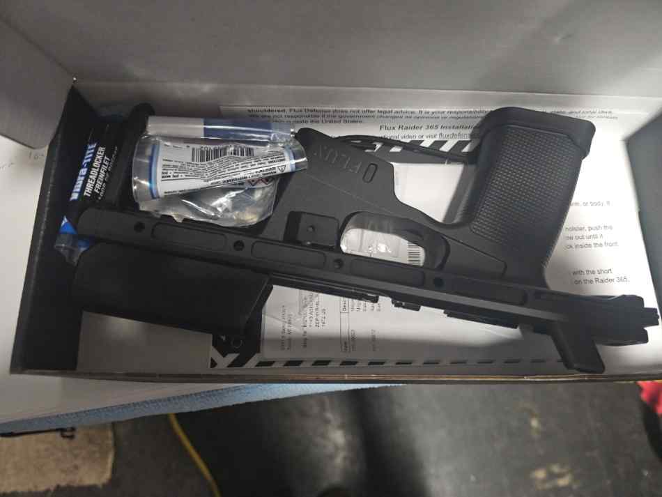 Flux 365 chassis and holster 