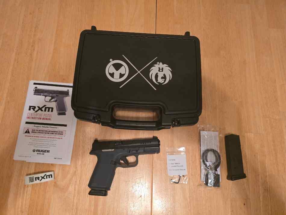 Ruger RXM pistol OR 9mm 4&quot;&quot;barrel Gray/Black