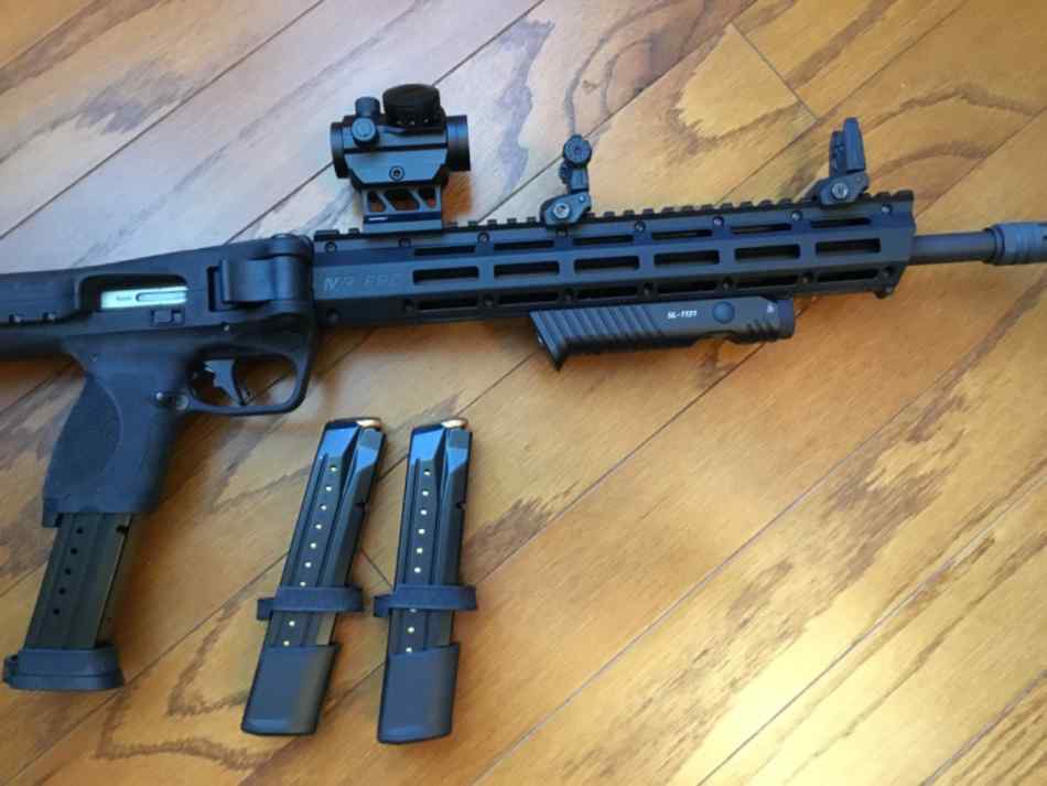 LETHAL COMPANION S&amp;W FOLDING CARBINE 9MM