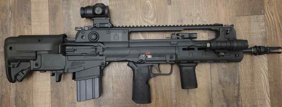 Springfield Hellion with upgrades. 