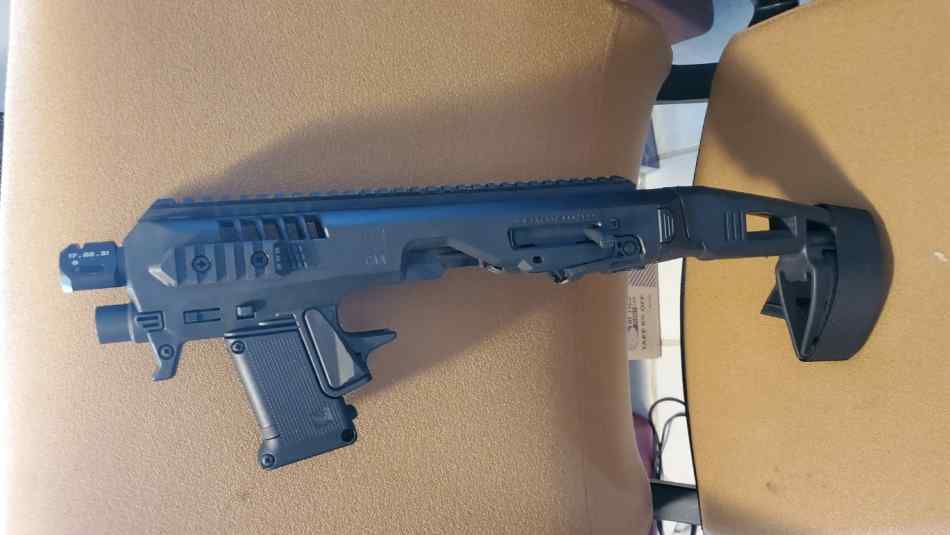Ruger 10/22 Tactical Stock and Glock Micro Roni