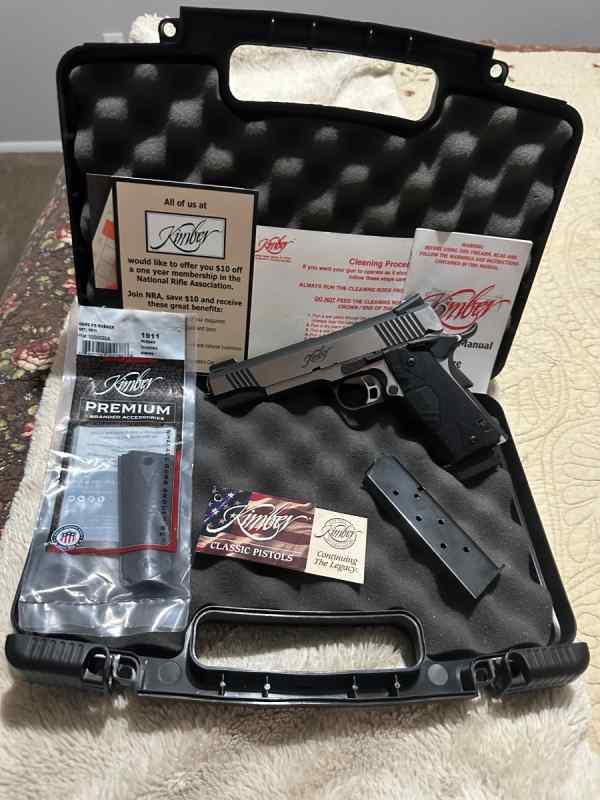 Kimber Eclipse Custom II 45 ACP / laser grips