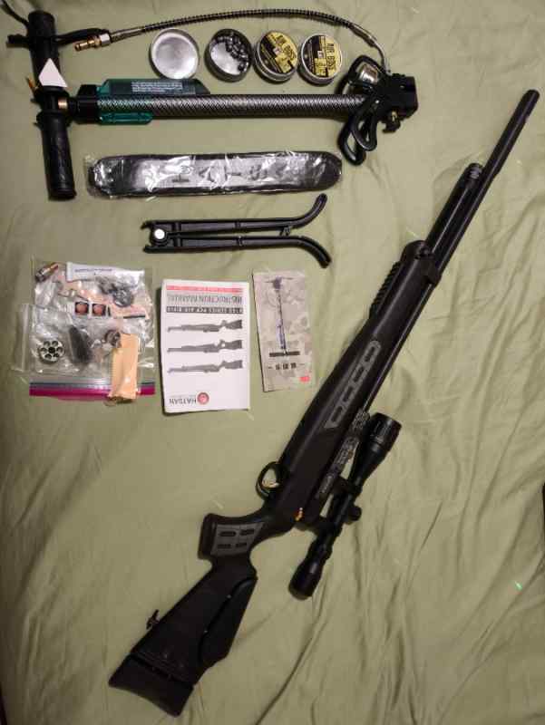 Hatson 9mm suppressed air rifle with pump