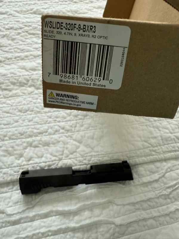 Sig Sauer P320 Slide, 4.7in. 9mm, X-Ray3 Optic rdy