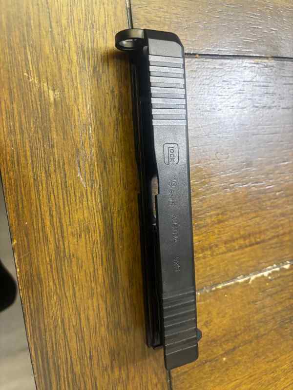 Oem Glock 19 gen 5 slide stripped. 