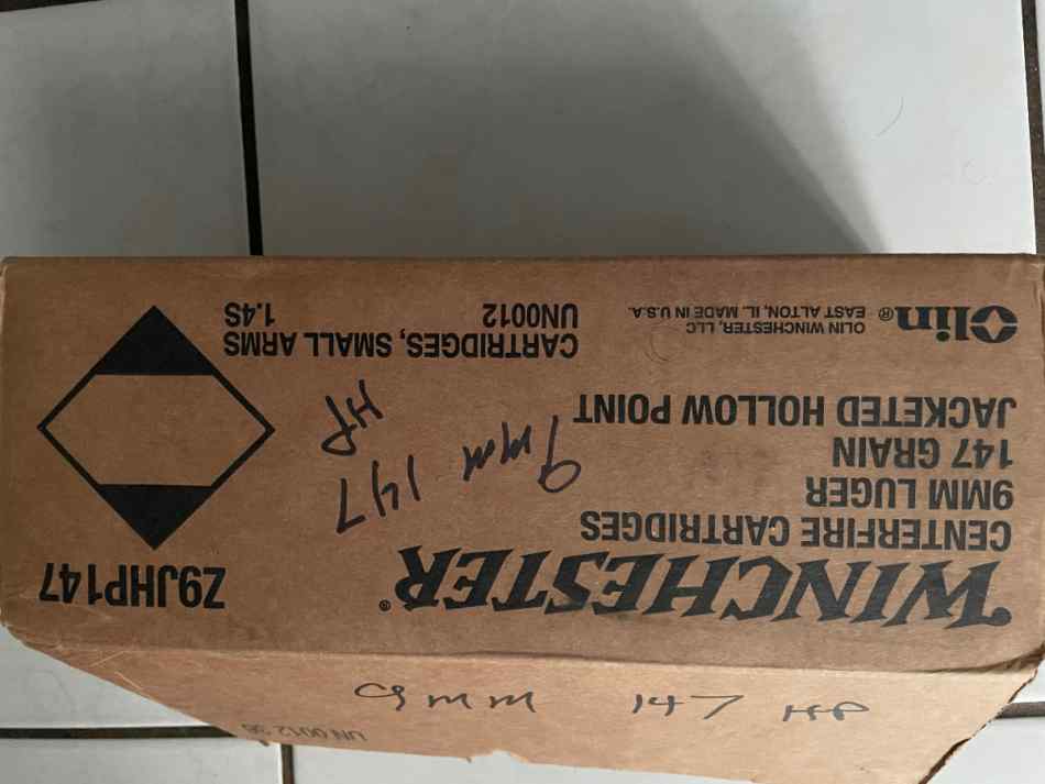9mm 147 grain hp
