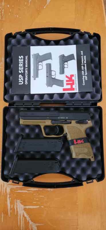 HK USP 9 Full size FDE new in box Variant 1