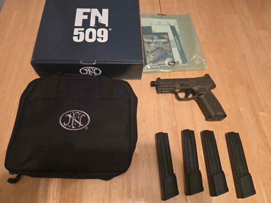 FN 509 Tactical Bronze, 845737018016,4.50&quot; barrel