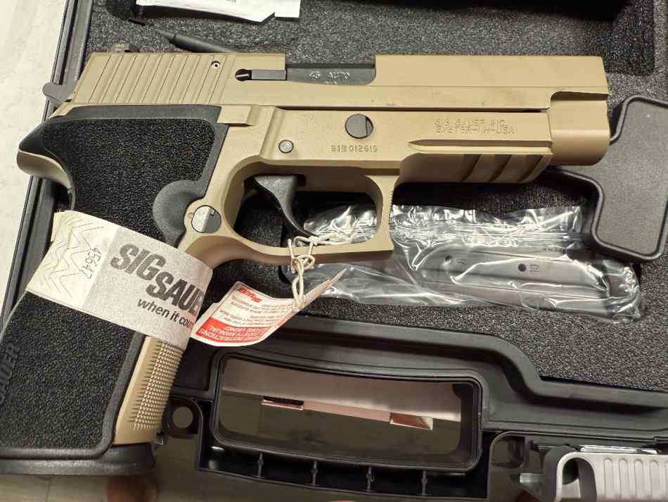 Sig P227R, 45, FDE, SLITE, DA/SA.  NEW