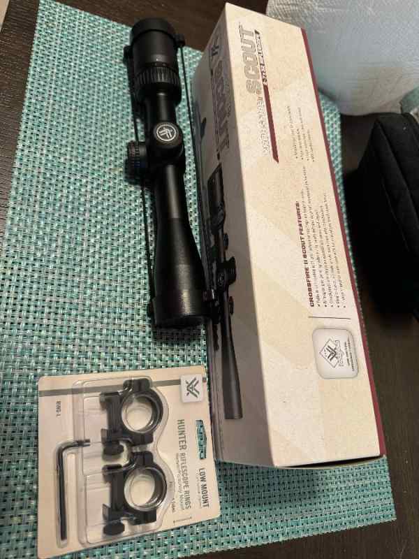 Vortex scout scope and cheap red dot