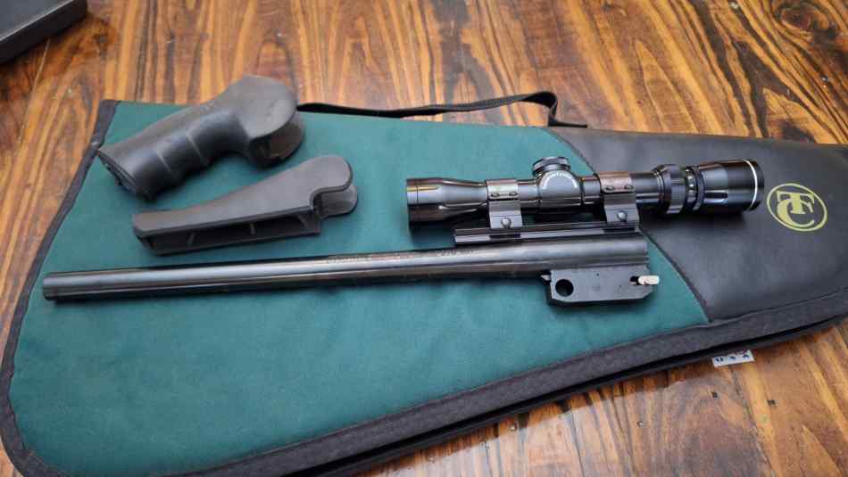 T/C Encore 270 Win pistol barrel and accessories. 