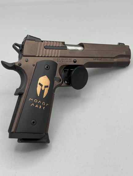 USED SIG SAUER 1911 SPARTAN MOLON LABE 45ACP