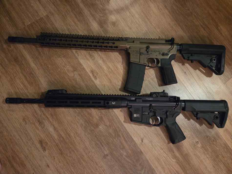 LWRC IC DI 5.56  / BCM RECCE rifle