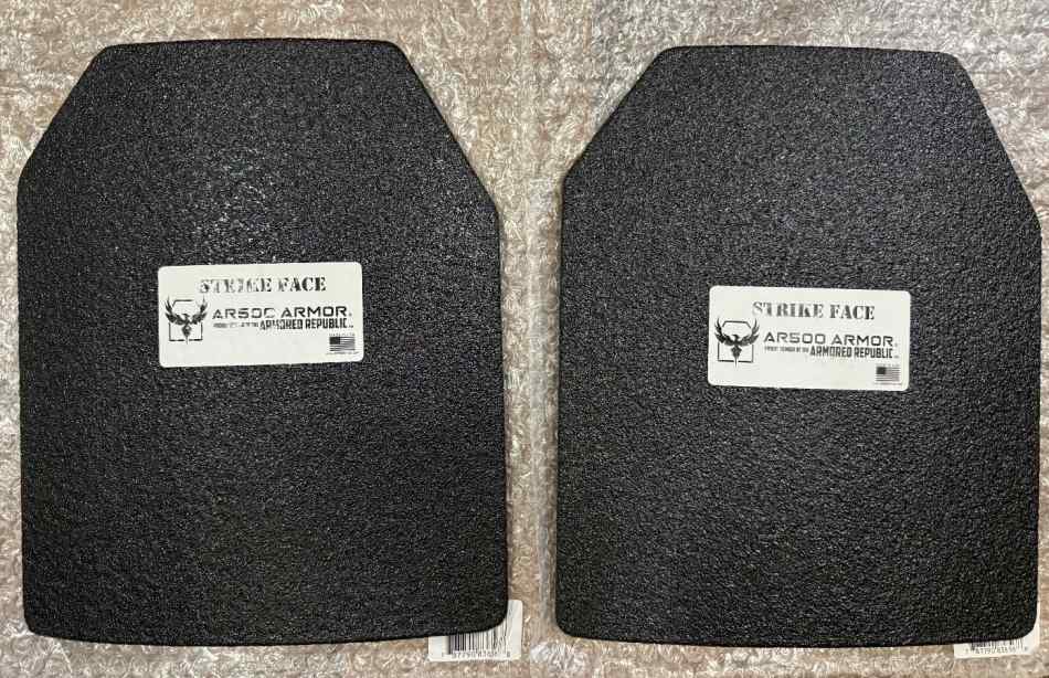 AR500 Level III 10x12 Plates (2) LH