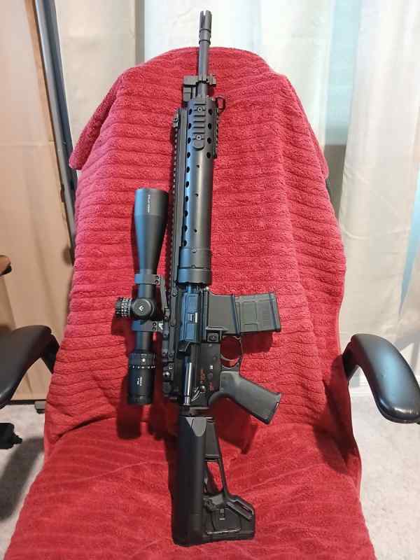18 inch AR 15 SPR with PRI and Magpul furniture.