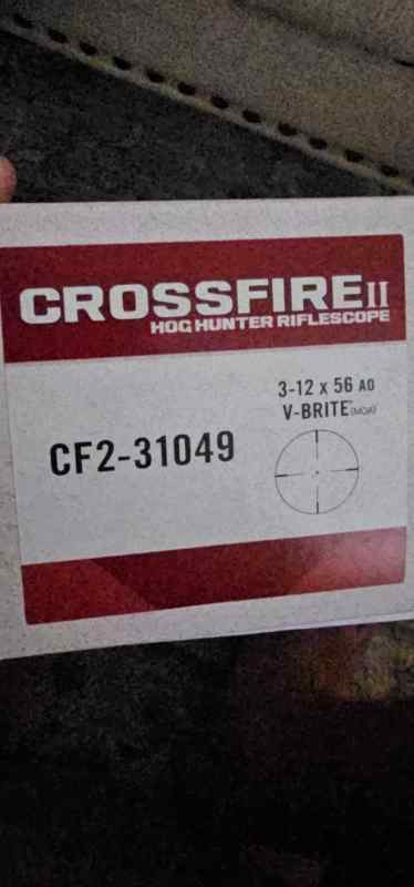 Vortex hog hunter crossfire 2... 3-12-56mm 