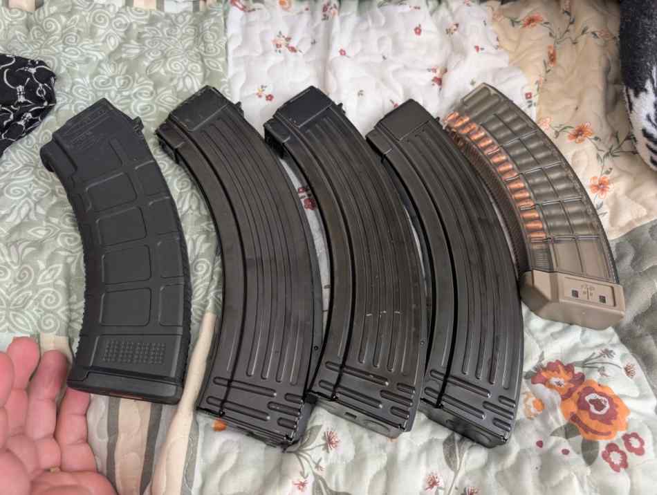 AK mags with ammo