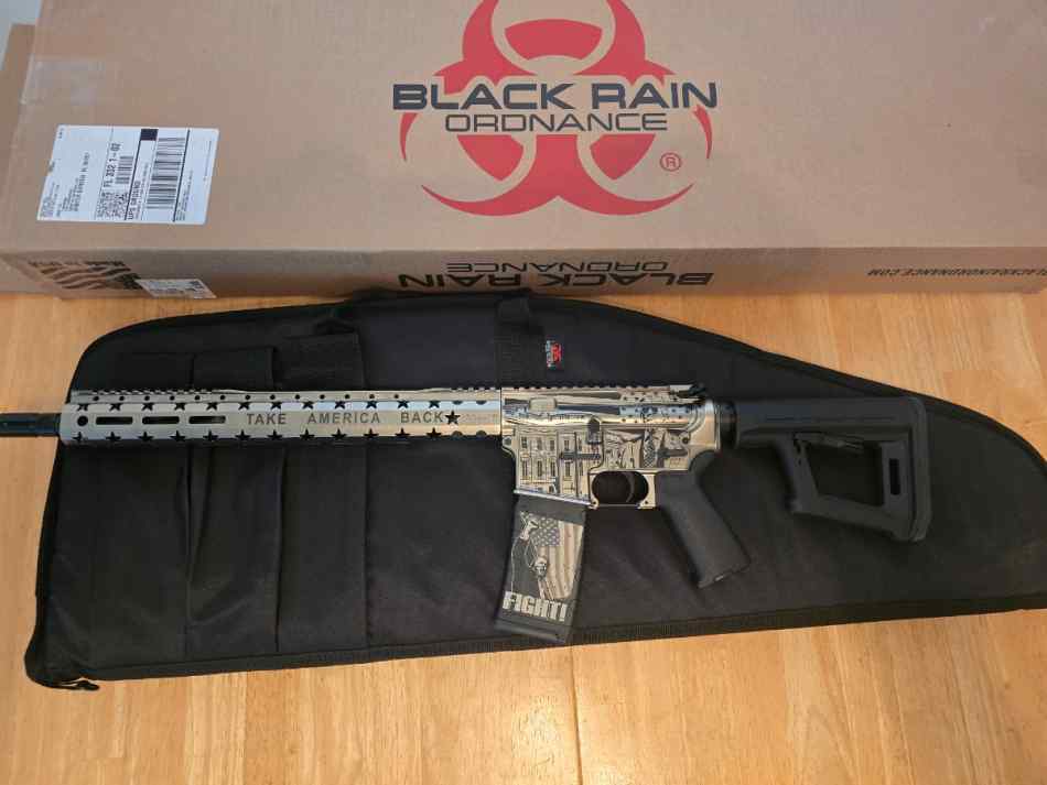 Black Rain Ordnance Trump FX Custom Silver 5.56mm