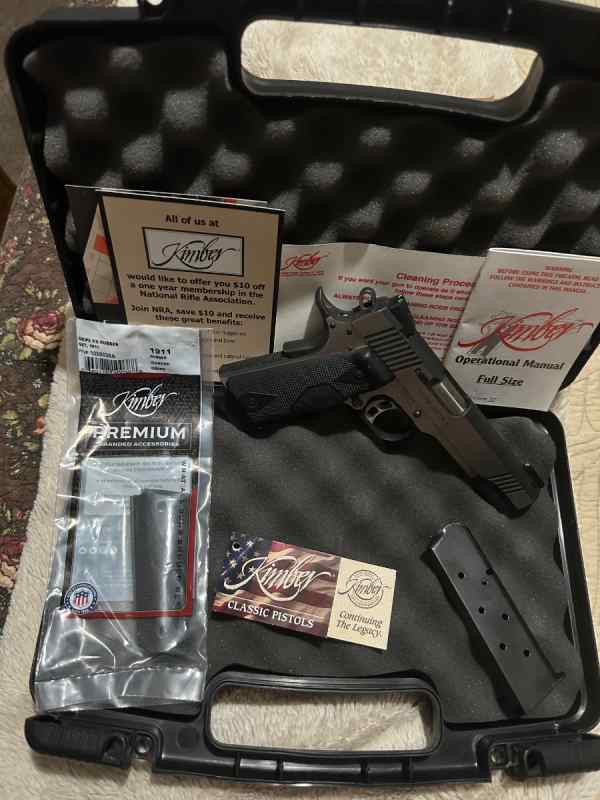 Kimber Eclipse Custom II 45 ACP / laser grips