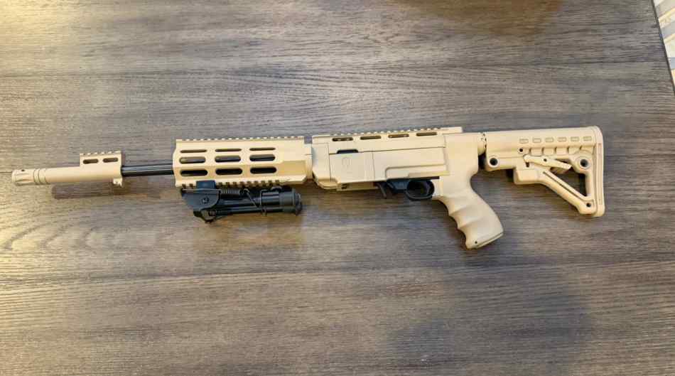 Ruger 10/22 Carbine with Archangel chassis