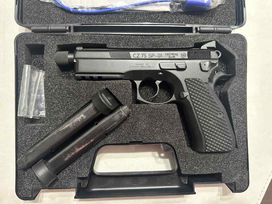 CZ SP-01 Tactical Suppressor Ready