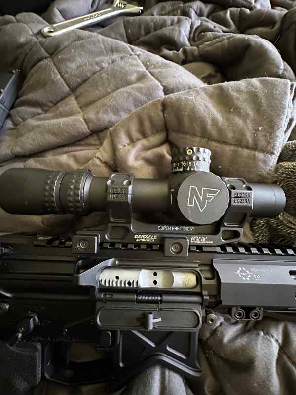 Nightforce nx8 1-8x with mount wtt