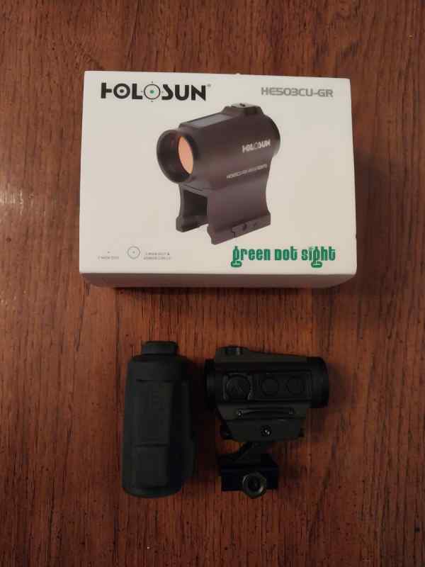 HOLOSUN 503CU-GR - GREEN DOT - LIKE NEW - EXTRAS