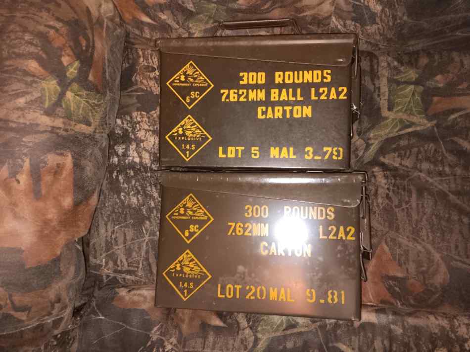 7.62 FMJ New in Cans
