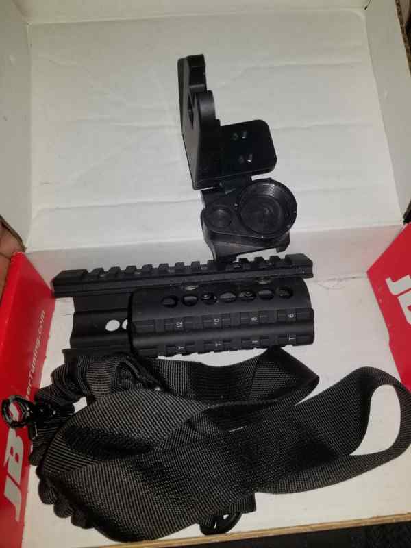 draco rail,folding brace adapter and sling