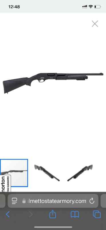 Adamson 18” 12 gauge shotgun