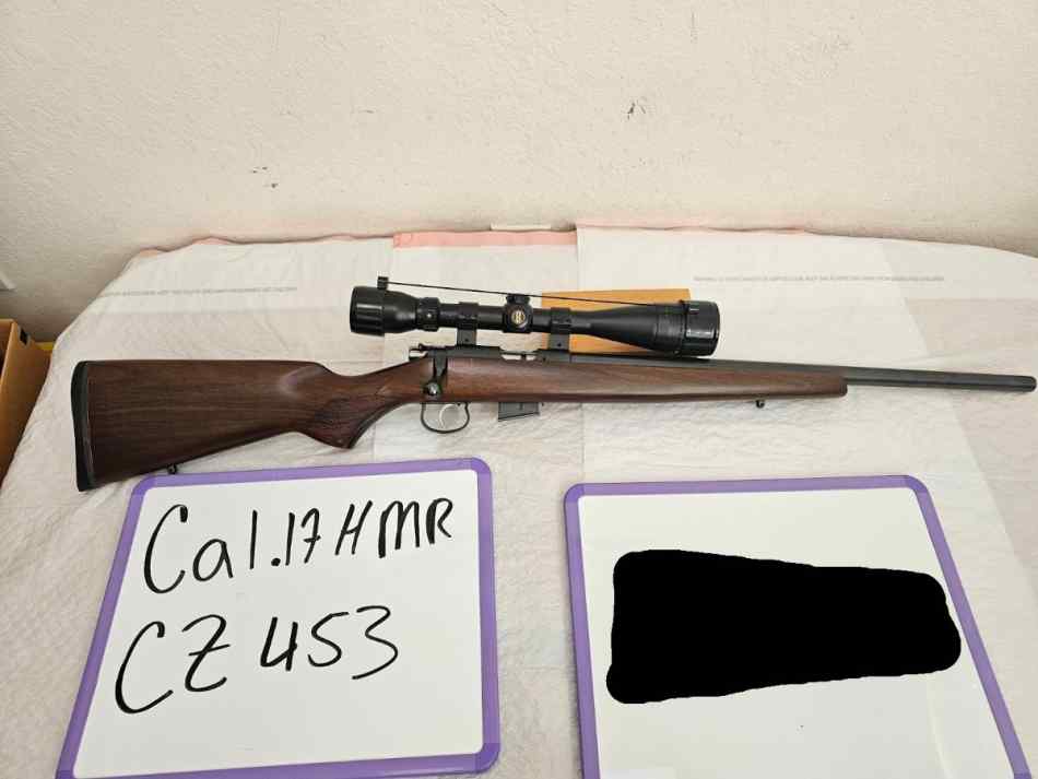 CZ 452 W/Bushne II Legend .17 HMR