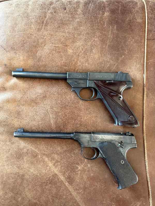 1930 Colt Woodsman, 1952 High Standard Sports King
