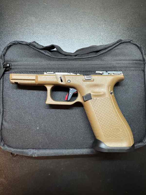 Glock 45 oem frame with upgrades 