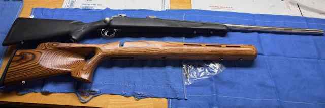 Savage SS Model 12 22-250 with extra stock