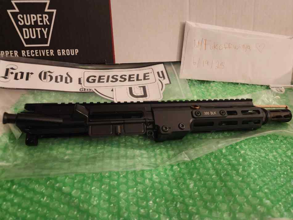 Geissele 300blk super duty upper receiver - 8in 